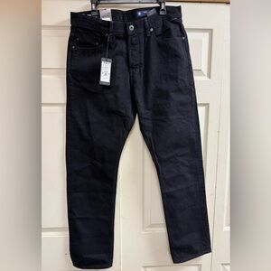 G Star Triple A Regular Straight Pitch Black Italian Denim 34 x 34 NWT